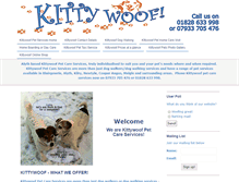 Tablet Screenshot of kittywoof.com